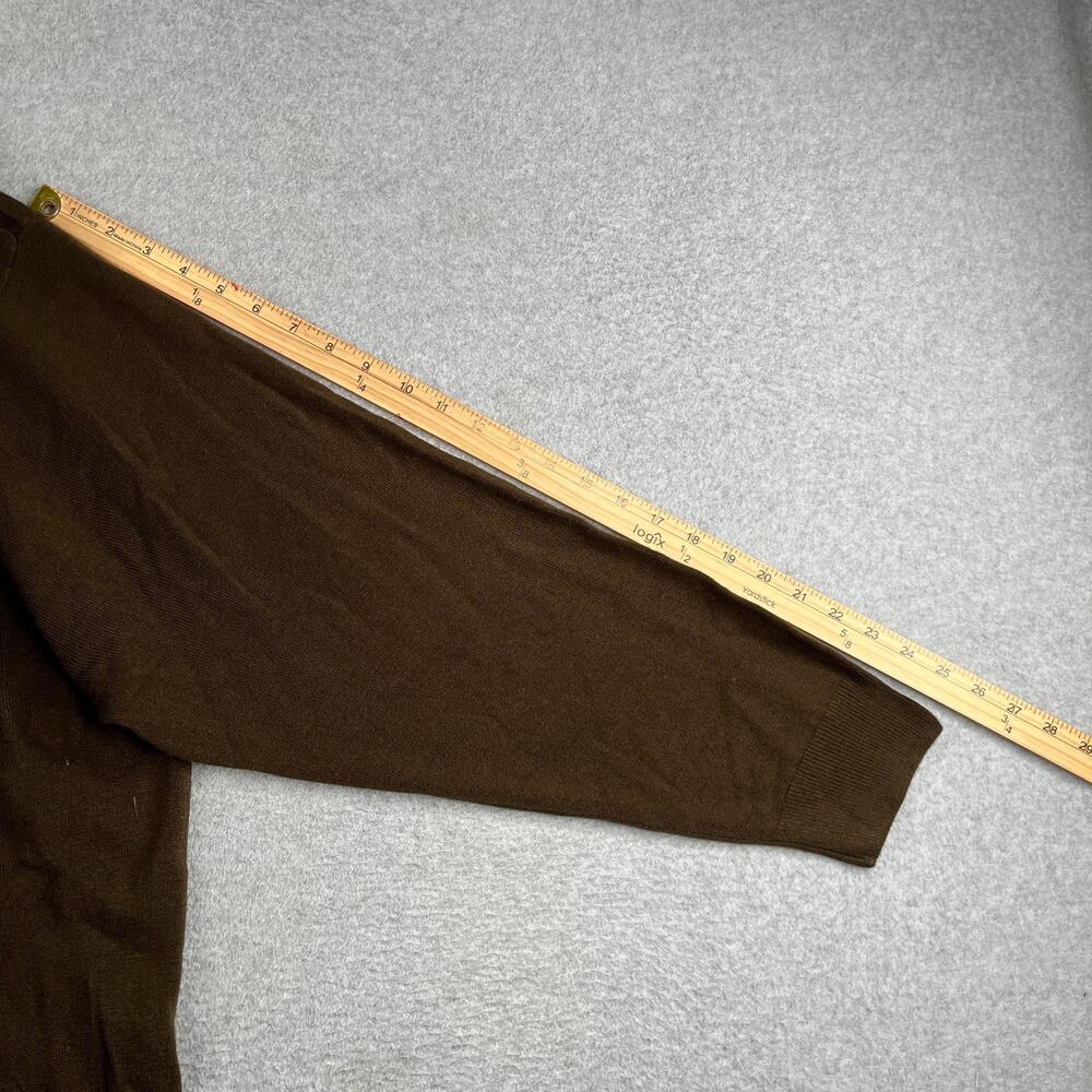 Canyon Ridge V Neck Sweater Brown Casual mens 4XL New Knit Pullover - Picture 12 of 13